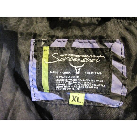 Screenshot Brand Colorful Graphic Bomber Jacket Size XL 1970s,‎ Hip Hop, Urban - Picture 3 of 7